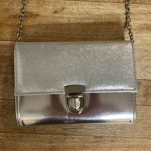 Silver Crossbody purse